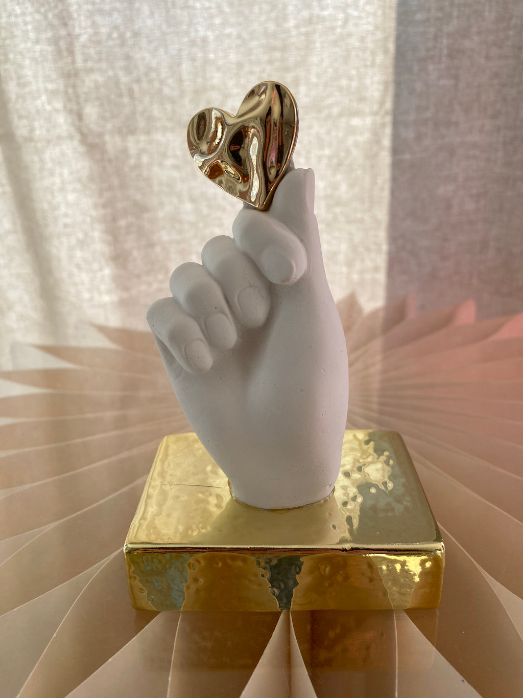Sculture Decorative Romantiche, Cuore, Coppia, Mano - Bomboniere