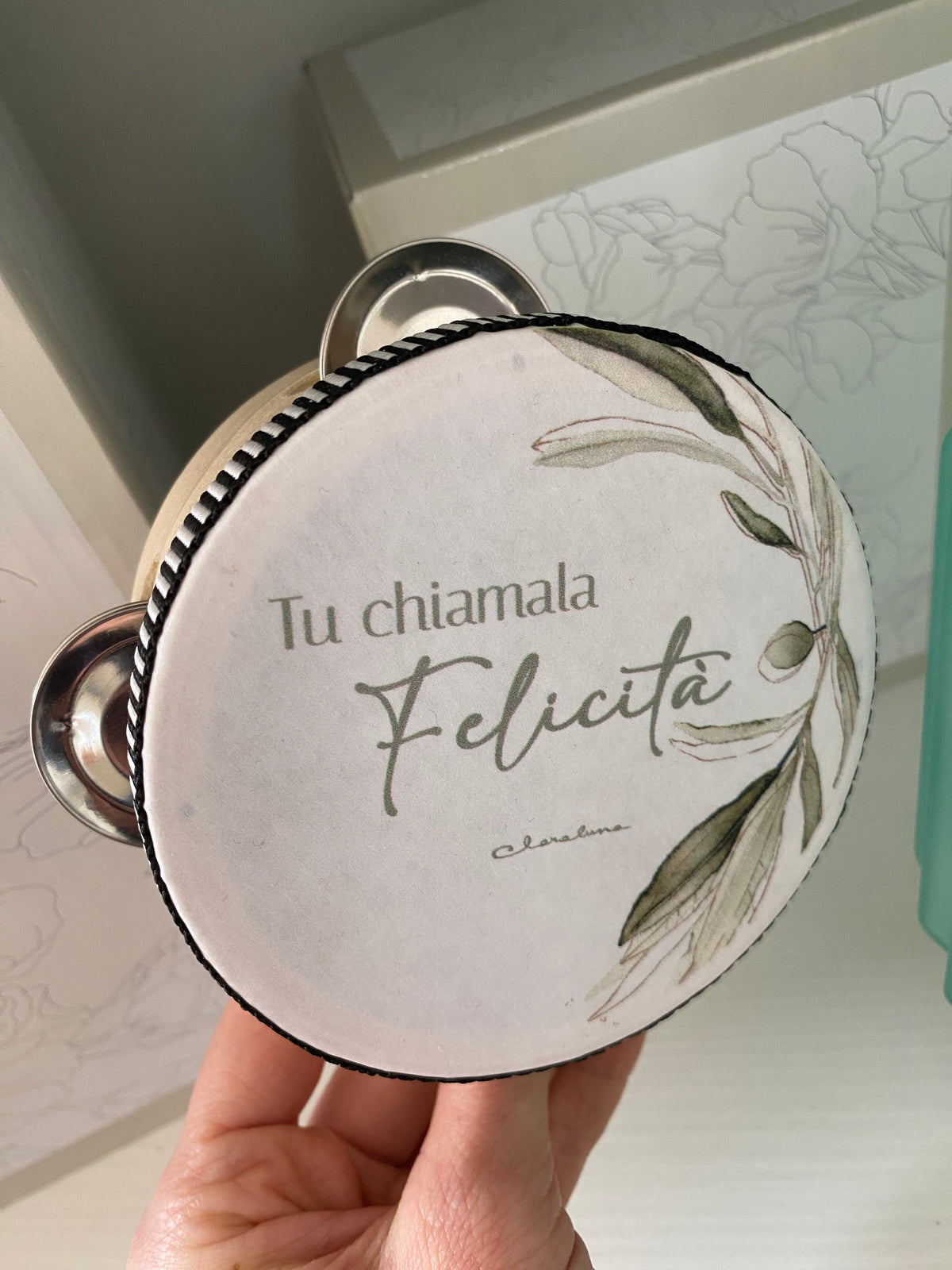 Tamburello Personalizzato Bomboniera – Ricordo