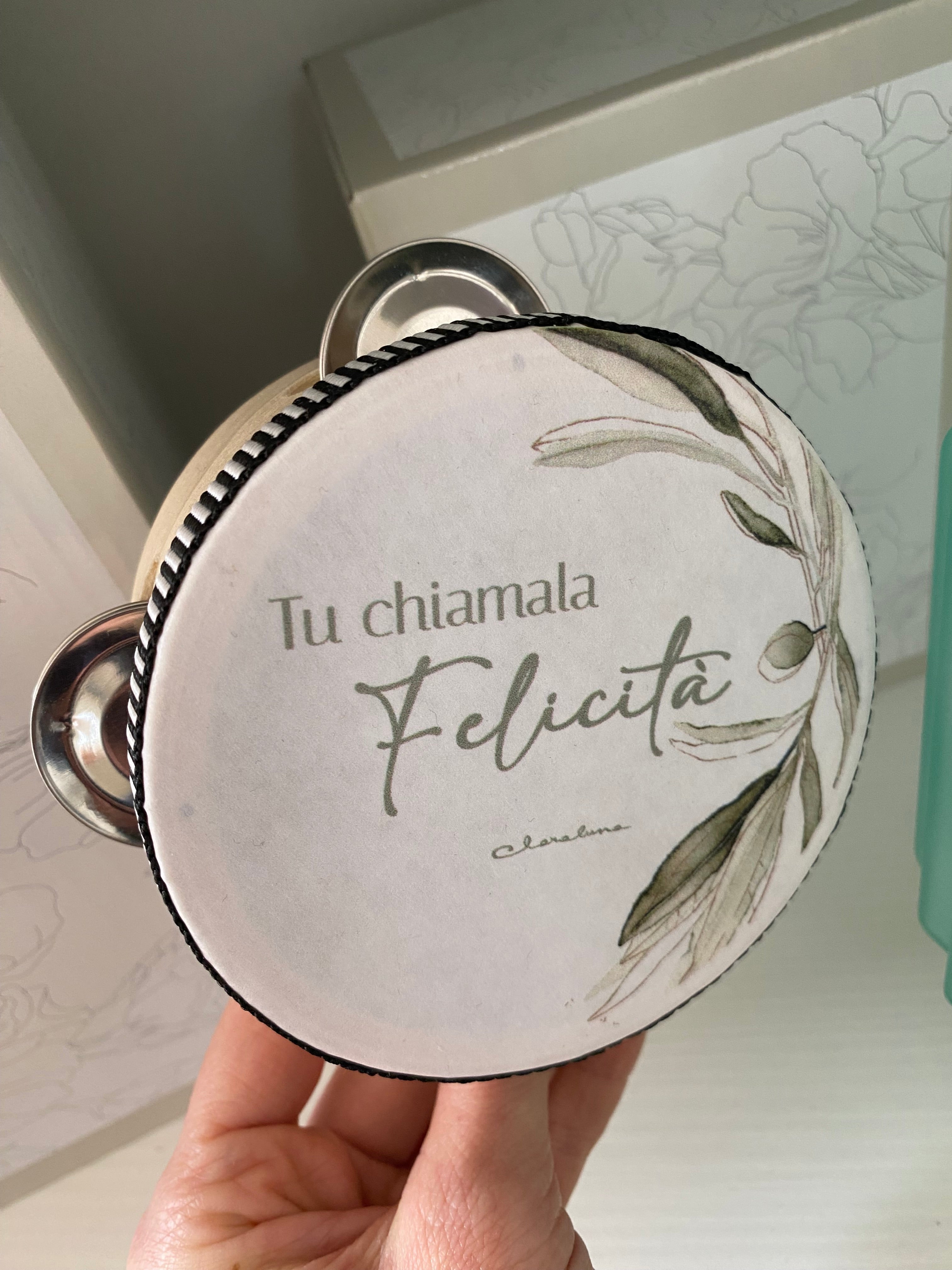 Tamburello Personalizzato Bomboniera – Ricordo