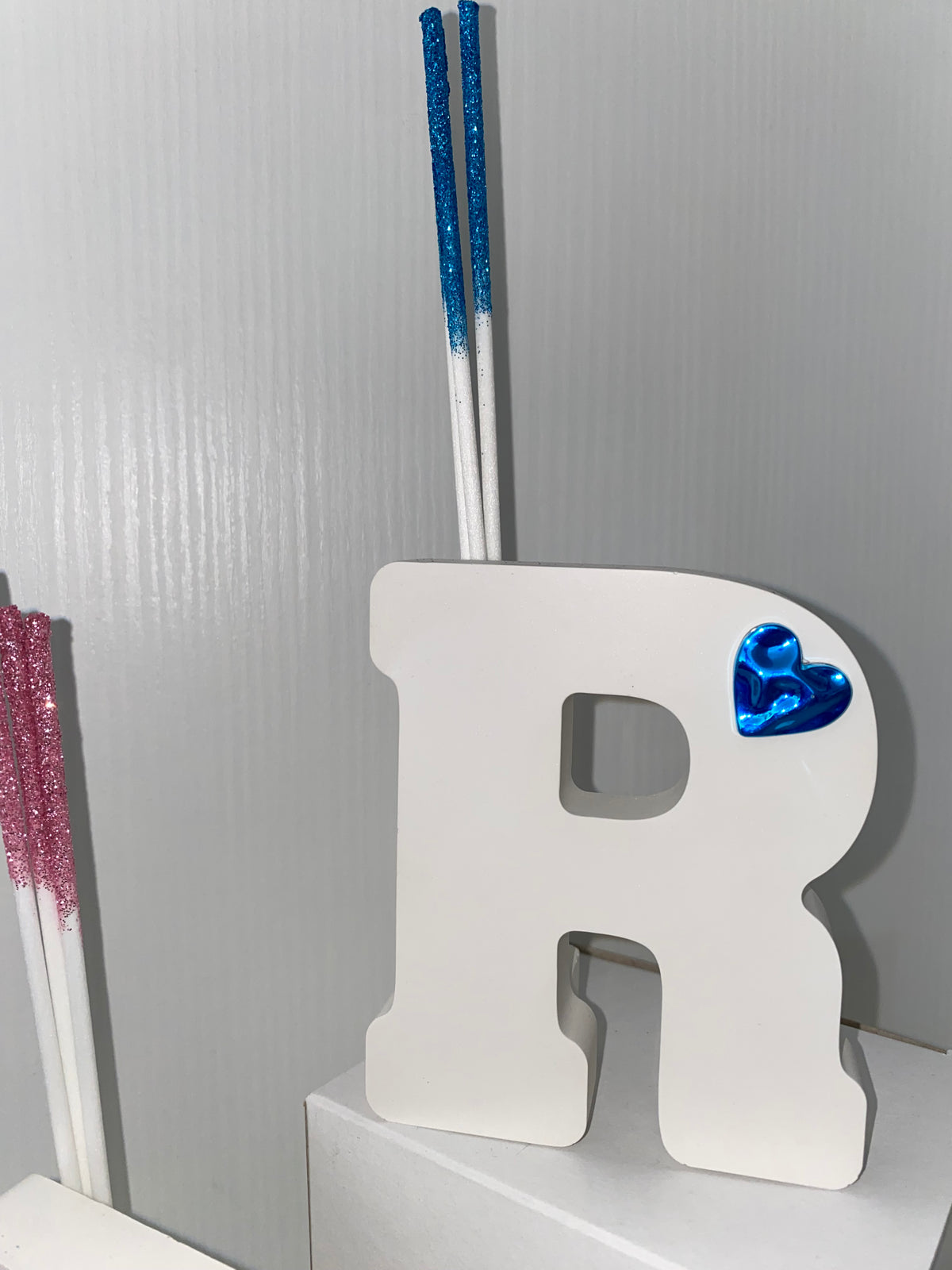 Profumatore Ambiente con Lettera Personalizzata – Diffusore Fragranza con Bastoncini