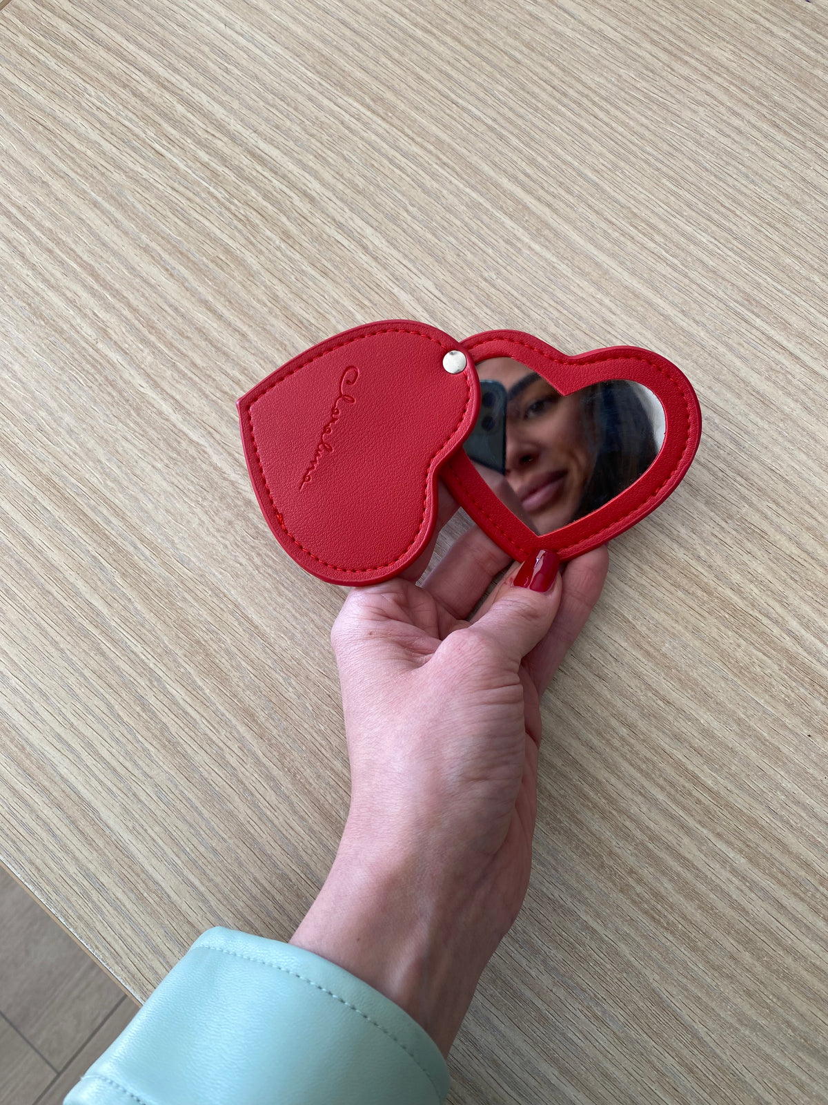 Specchietto Cuore Pieghevole – Specchio Tascabile