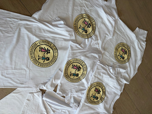 T-SHIRT STAMPA+RICAMO