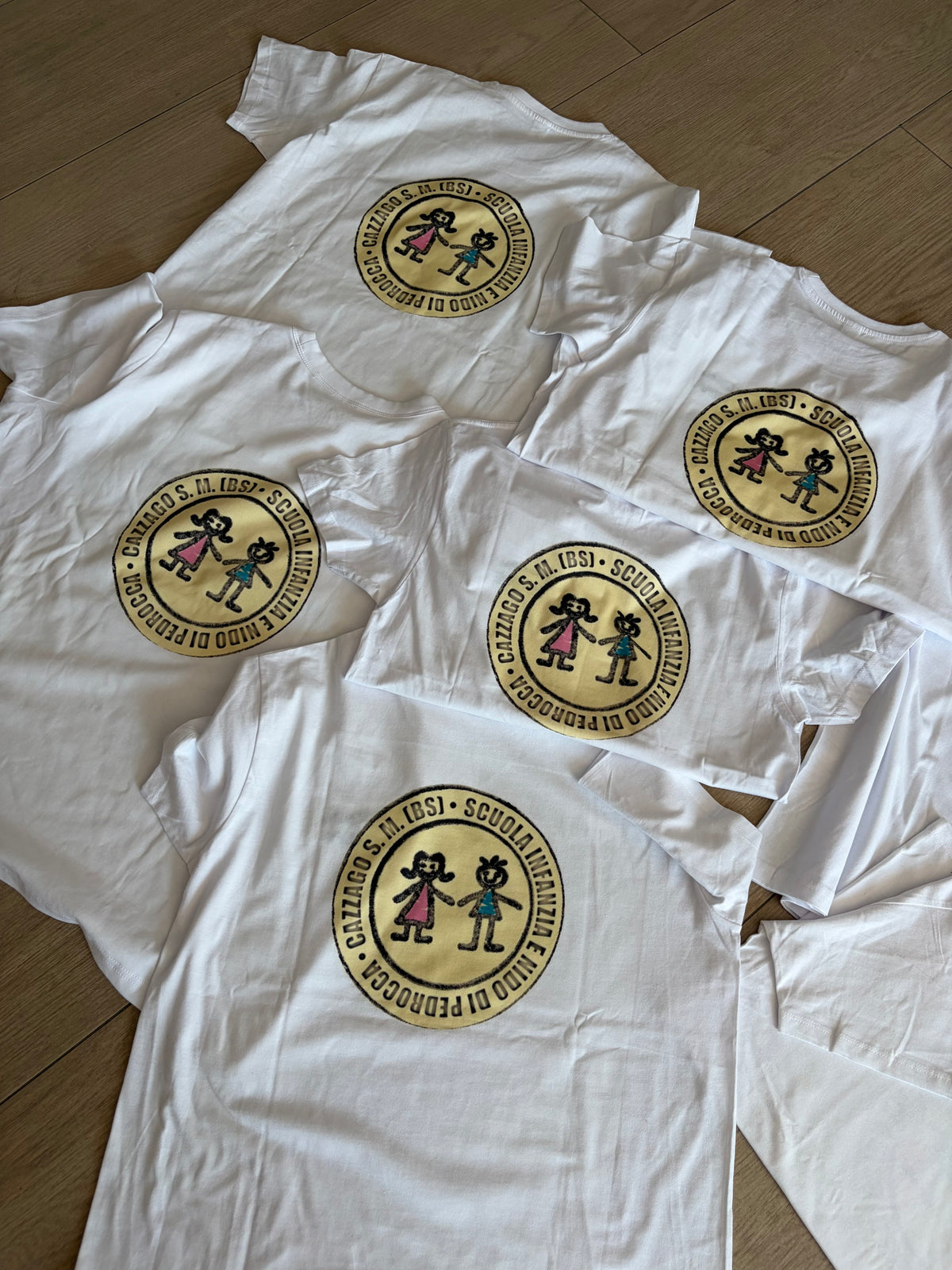 T-SHIRT STAMPA+RICAMO