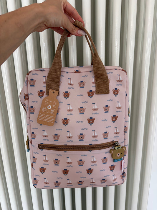 Zainetto Impermeabile Teddy Rosa con Attacco Trolley