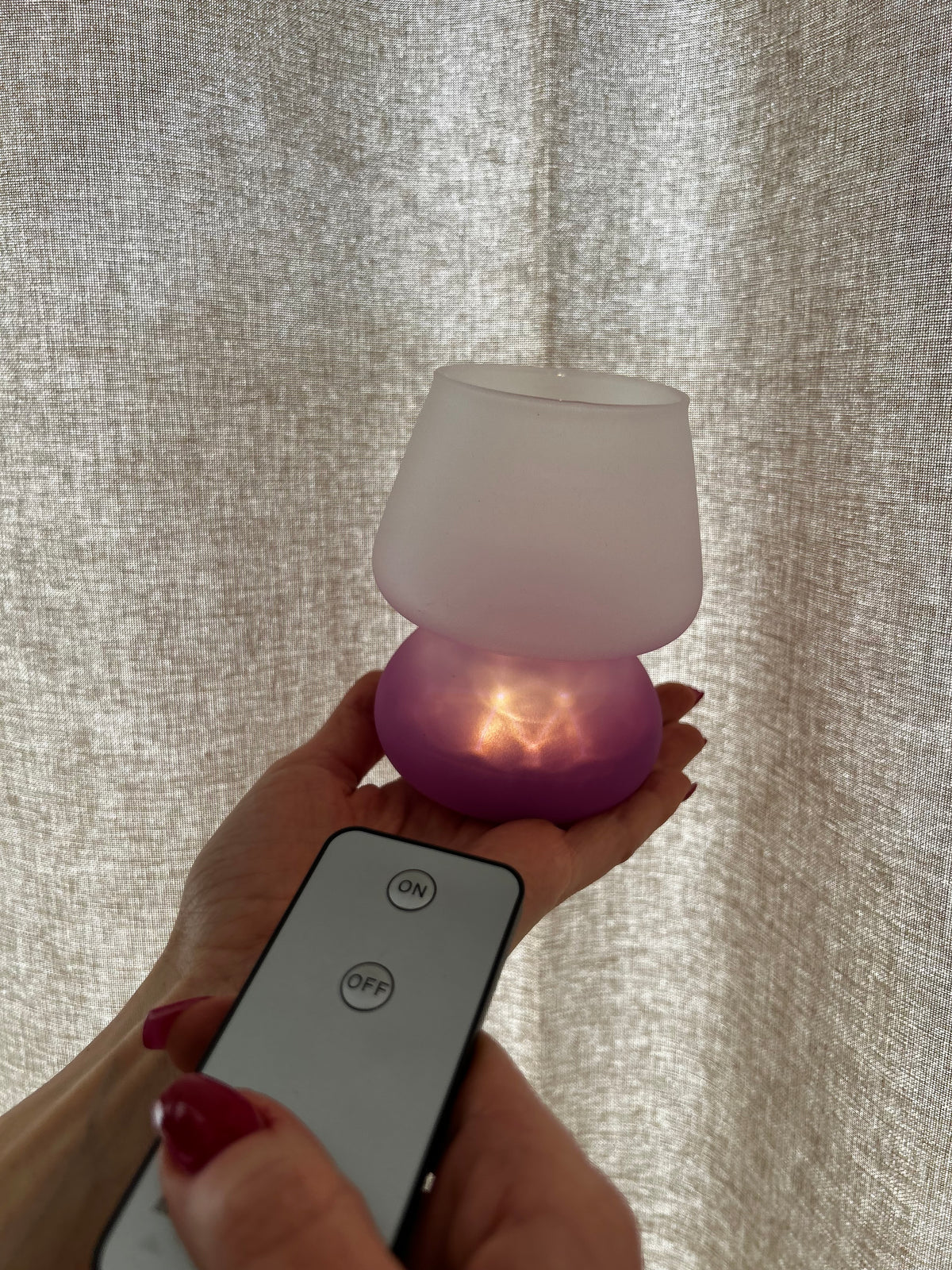 Lampada LED da Tavolo a Batterie con Telecomando – Luce Soffusa Design Moderno Bicolore