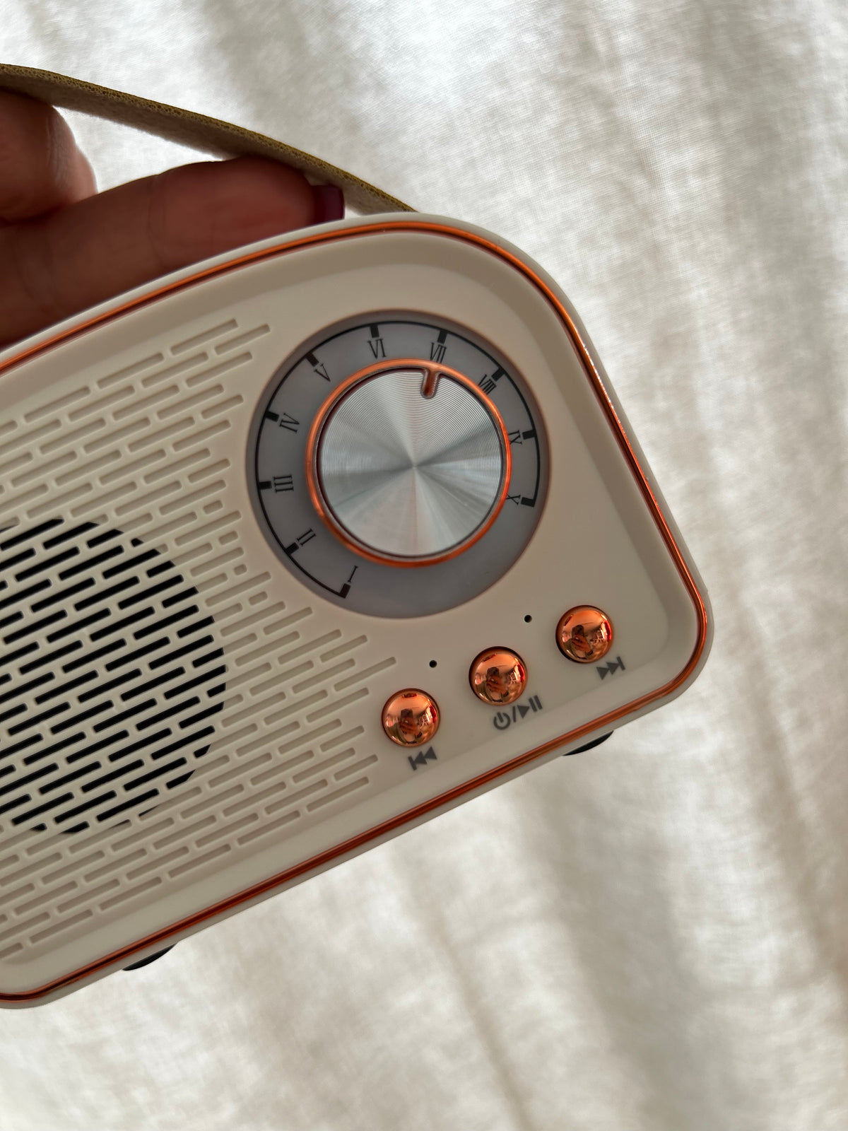 Cassa Bluetooth Portatile Vintage – Ricaricabile USB-C, Radio e Speaker Design Retrò